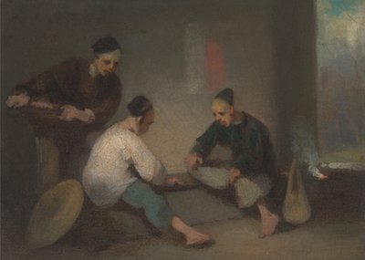 Chinese Gamblers by George Chinnery
